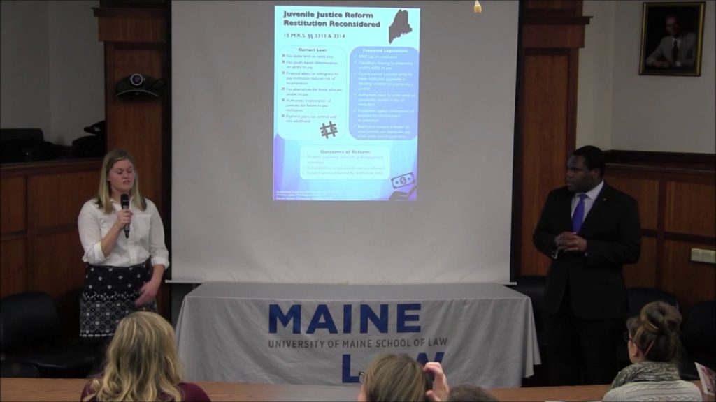 Whitney Lallas (3L) & Reginald Parson (3L): Juvenile Justice Reform: Restitution Reconsidered