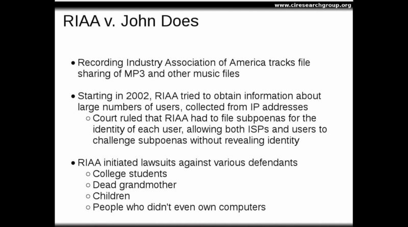 A Few IP Court Cases