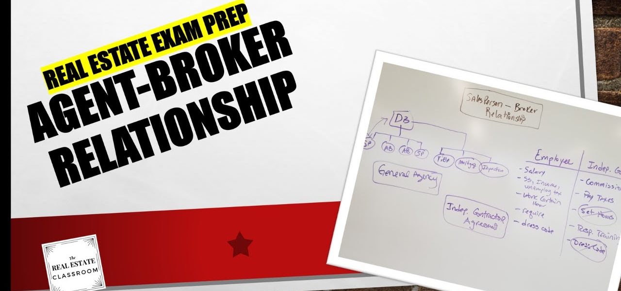 Agent-Broker Relationship | Real Estate Exam Prep Videos