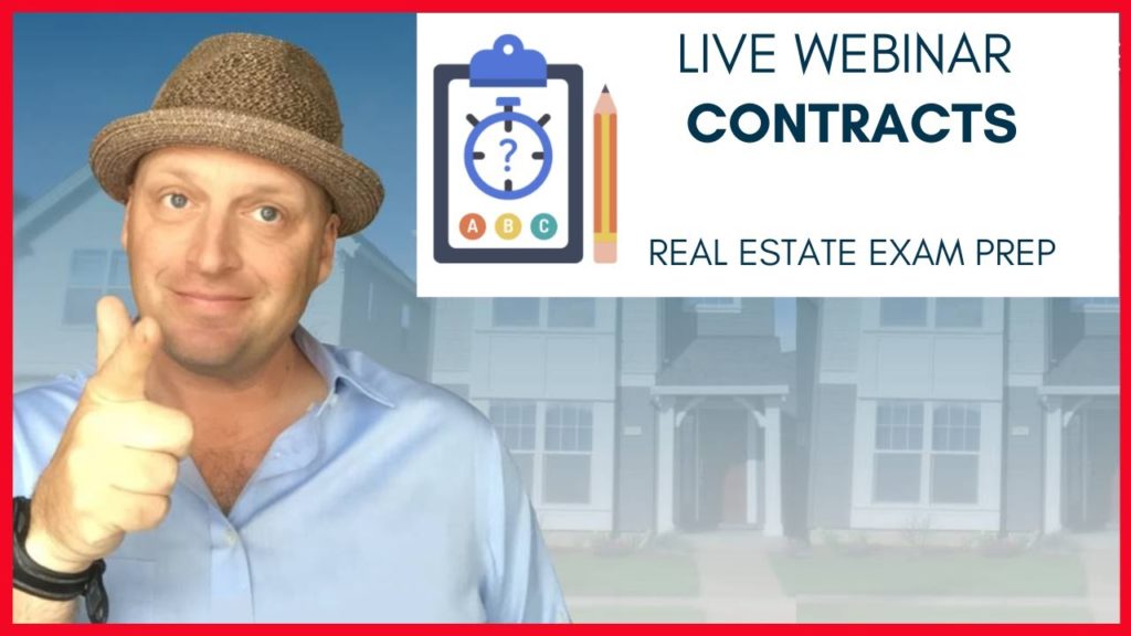 Real Estate Exam Prep Webinar: Contracts as they relate to the real estate exam