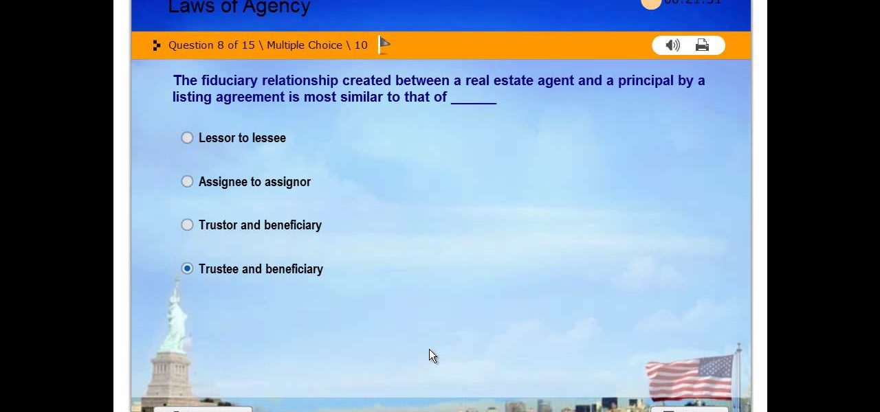 Real Estate License – Practice Exam #1 – Laws of Agency – Free Test – USA -130 Questions