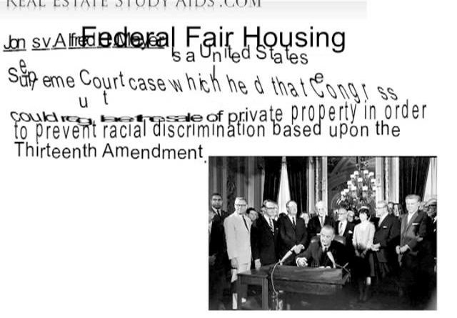 Federal law – Real Estate Exam