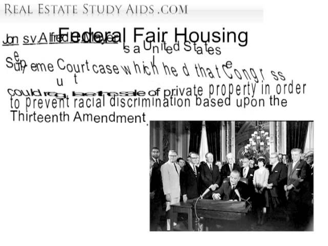 Federal law - Real Estate Exam