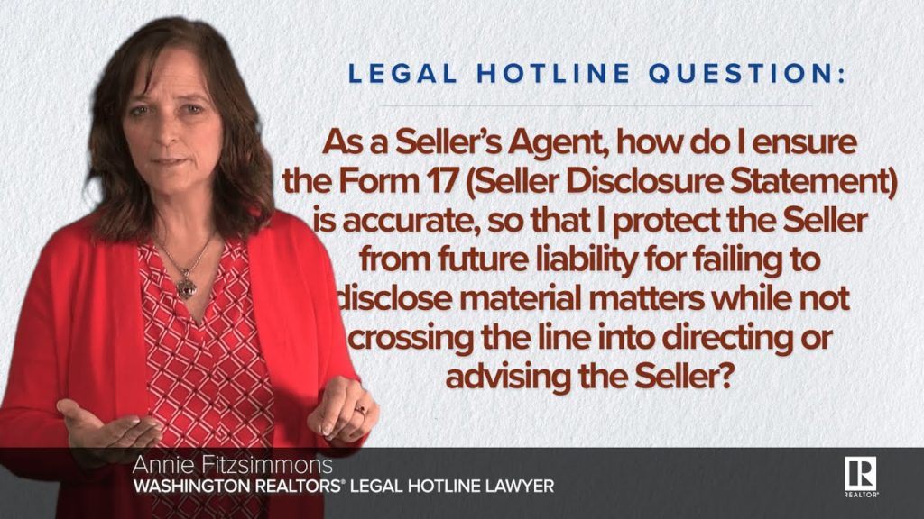 Form 17 – Seller Disclosure Statement