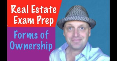 Forms of Ownership - Real Estate Exam