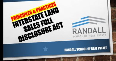 Interstate Land Sales Full Disclosure Act | Nebraska Real Estate Exam