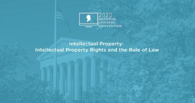 Intellectual Property Rights and the Rule of Law [2020 National Lawyers Convention]