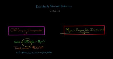 Limitations on the Dividends Received Deduction (U.S. Corporate Tax)