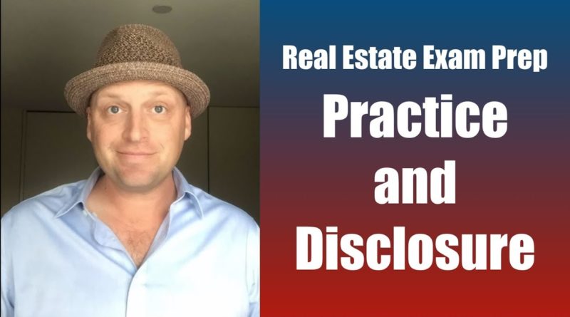 Live Real Estate Exam Prep Webinar: Practice & Disclosure (4/15/19)