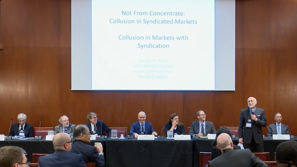 Collusion: 2018 Next Generation of Antitrust Scholars Conference Session 1