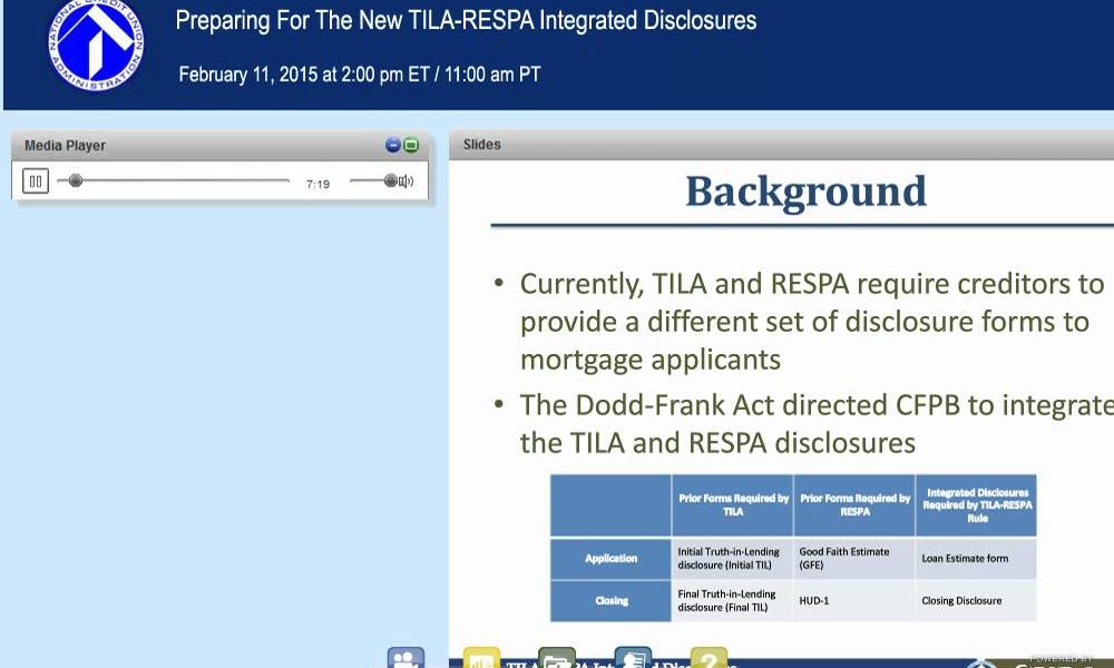 Preparing For The New TILA-RESPA Integrated Disclosures