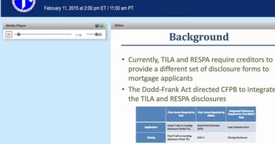 Preparing For The New TILA-RESPA Integrated Disclosures