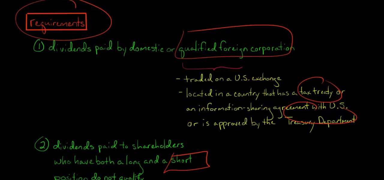 Qualified Dividends vs. Ordinary Dividends (U.S. Tax)