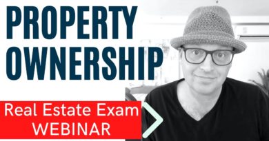 Real Estate Exam Webinar - Property Ownership with Joe (4/27/21)