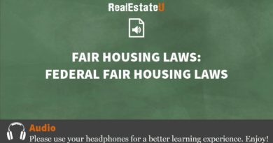 25.1 Fair Housing Laws: Federal Fair Housing Laws | Georgia Real Estate License | RealEstateU.tv