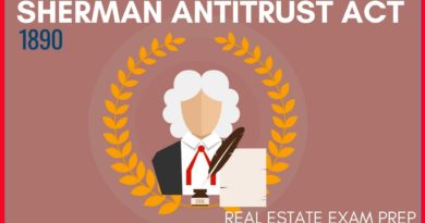 Sherman Antitrust Act | Real Estate Exam Prep