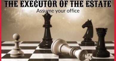 The Executor of the Estate - Assume Your Office