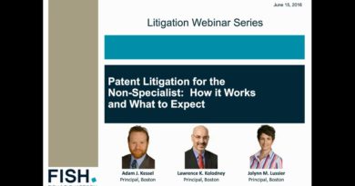 Webinar | Patent Litigation for the Non-Specialist