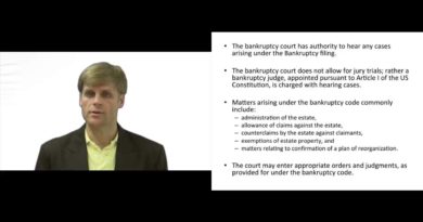 What is the Authority of the Bankruptcy Court