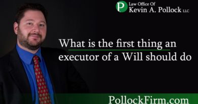 What is the first thing an executor of a Will should do?