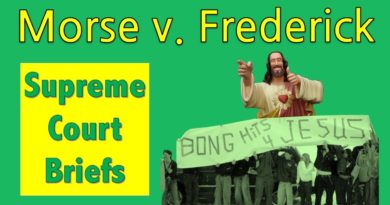 Bong Hits 4 Jesus? | Morse v. Frederick