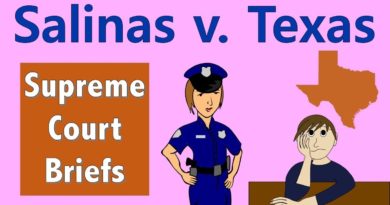 Do You Have the Right to Remain Silent? | Salinas v. Texas