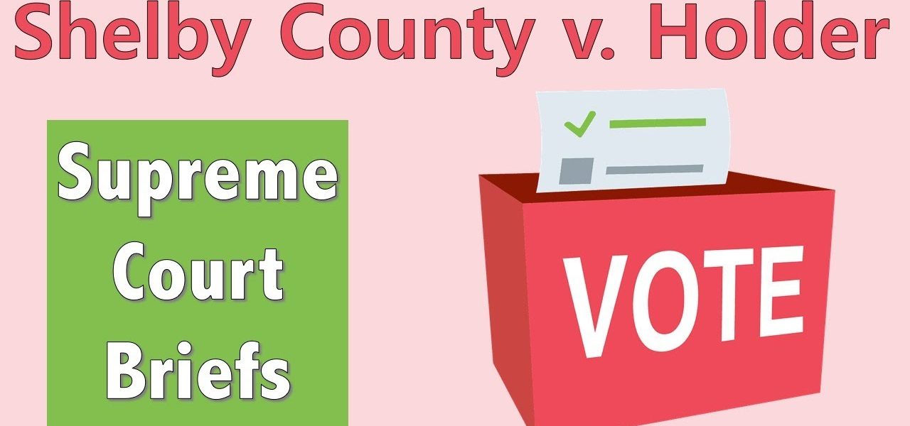 Suppressing the Vote | Shelby County v. Holder